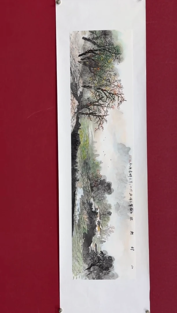 国画国画绘画山水花鸟