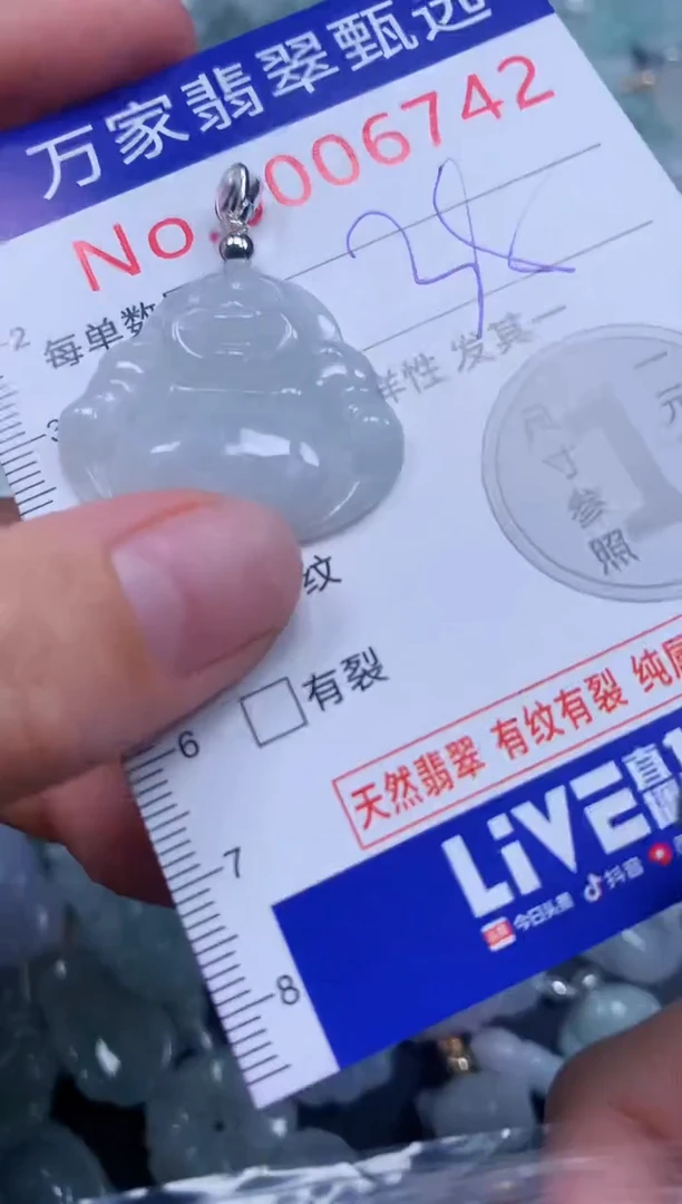 吊坠(不含链)未镶嵌翡翠6742
