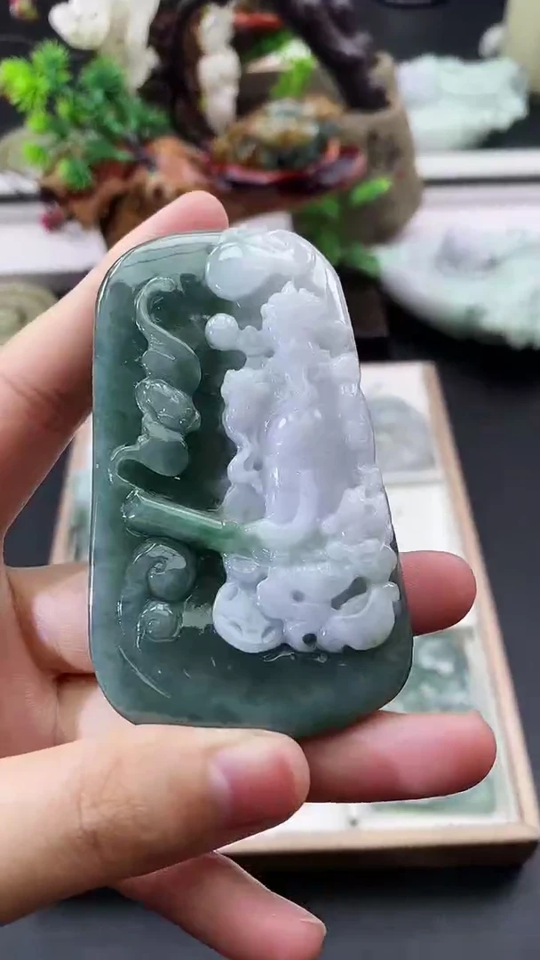 颈饰未镶嵌翡翠天然缅甸A货翡翠
