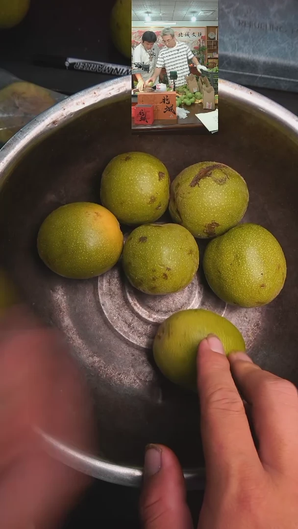 文玩核桃把件青皮盘山4个楼子3个（售出不退不换）