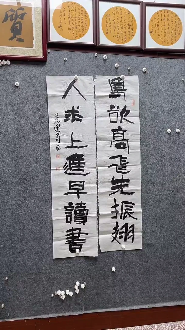 书法范建刚老师作品138*28*2