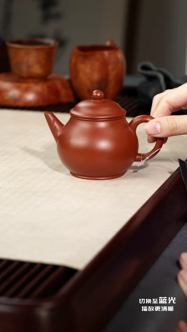 茶壶紫砂水平·礼-朱泥-175cc