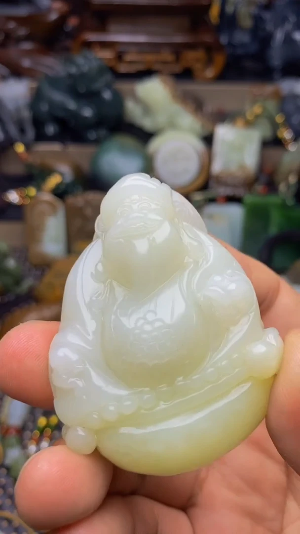 和田玉未镶嵌挂件1