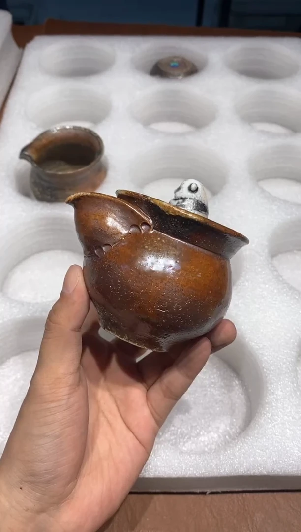 奢瓷/瑞寅柴烧茶器（宝瓶）568
