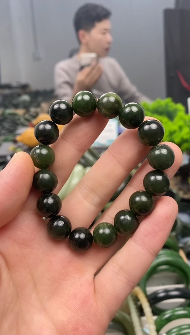 未镶嵌手镯和田玉12mm