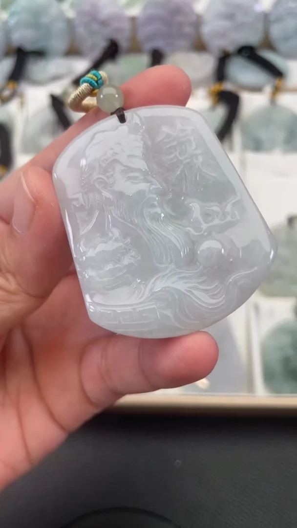 颈饰未镶嵌翡翠天然缅甸翡翠A货40