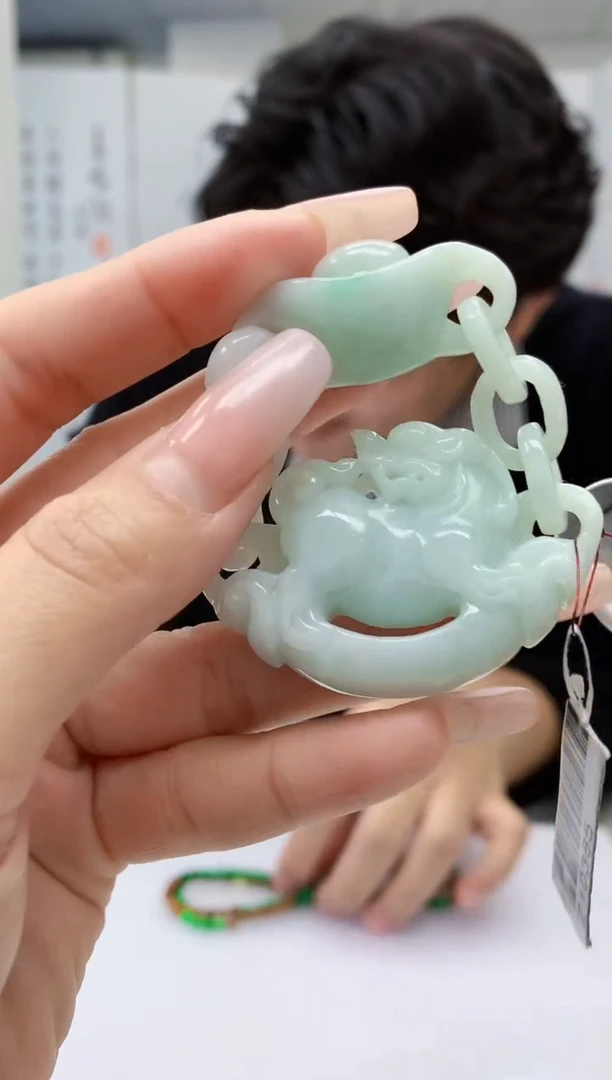 【闪购商品】定制翡翠未镶嵌5145lr-毛货挂件送珠链114