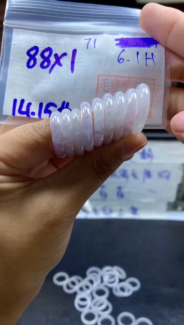 定制翡翠未镶嵌戒圈#88元随机发拍一发一毛货需抛光