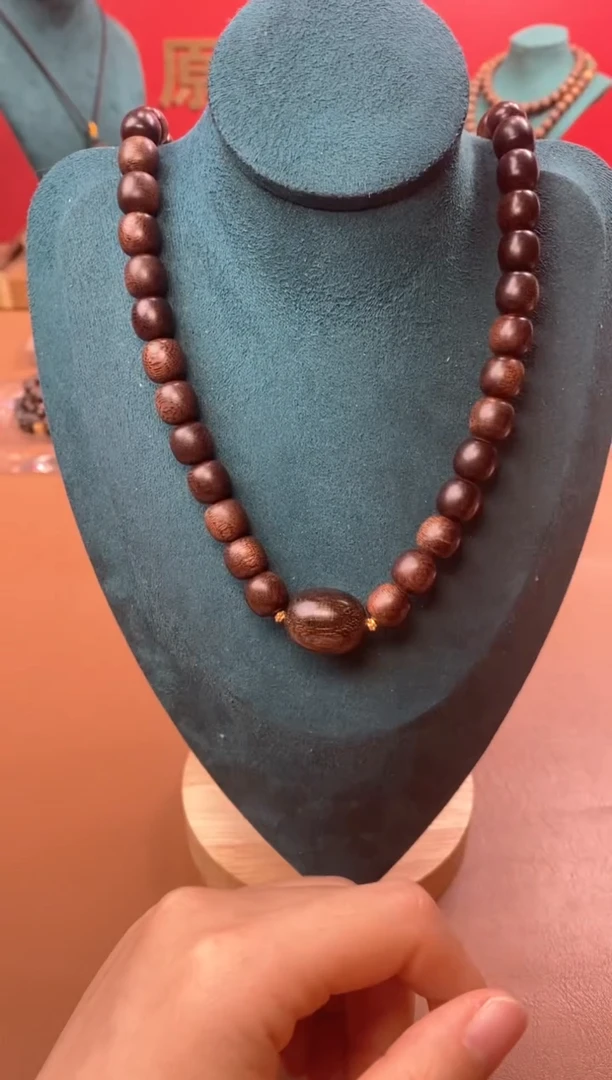 【闪购商品】沉香手串P紫棋玉化10*10老型三圈款