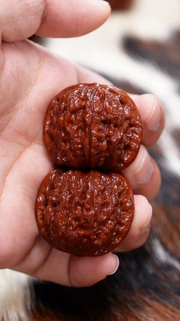 把件文玩核桃4号回血核桃血麒麟