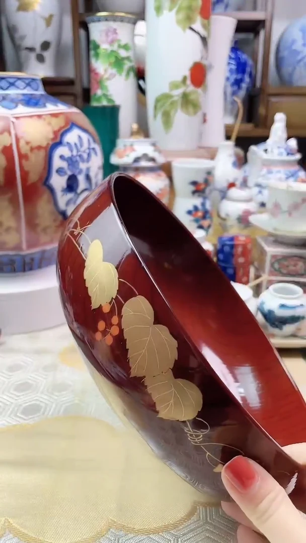 【闪购商品】盘日产实木大钵一一