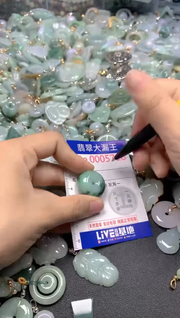 翡翠未镶嵌吊坠(不含链)5729