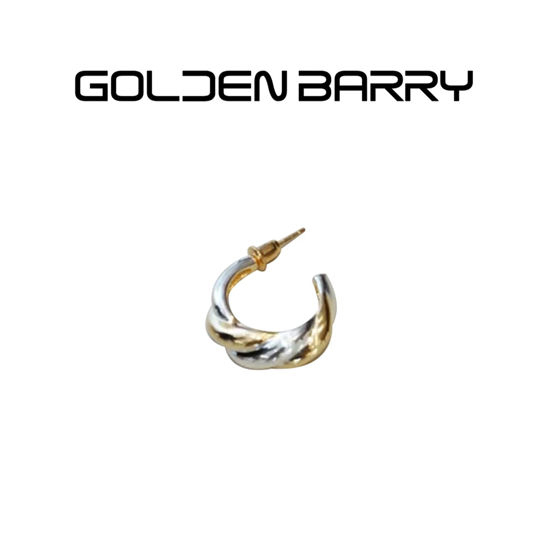 铜合金耳饰 GOLDEN BARRY|632102个性耳环百搭简约ins小众气质