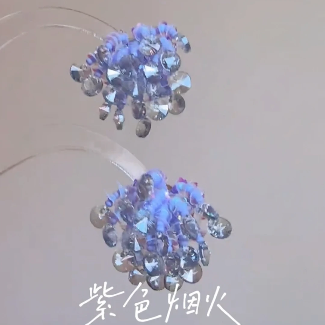 铜合金耳饰 女植物花卉甜美朋克风耳钉可爱时尚百搭精致