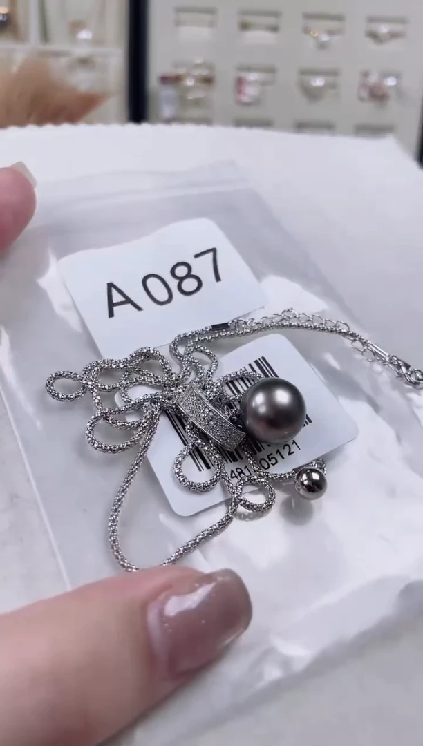 【闪购商品】海水珍珠套链银S925镶嵌A087