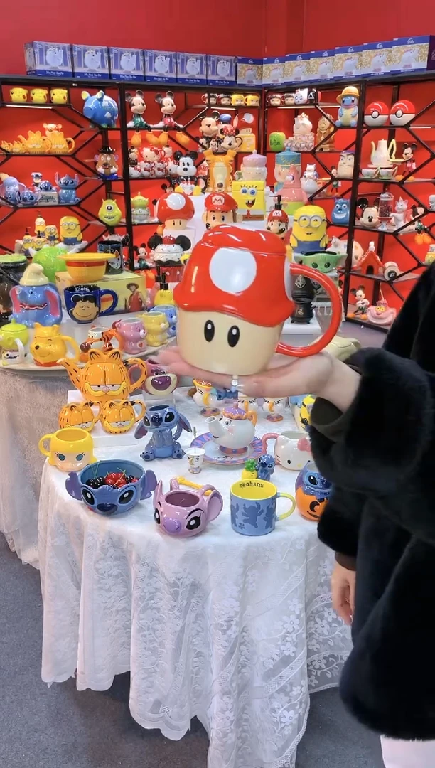 【闪购商品】1@@家用水杯陶瓷杯子