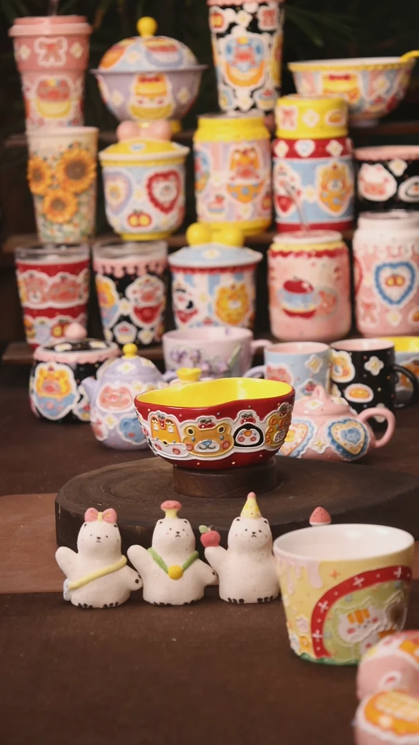 杯子景德镇原创手作陶瓷