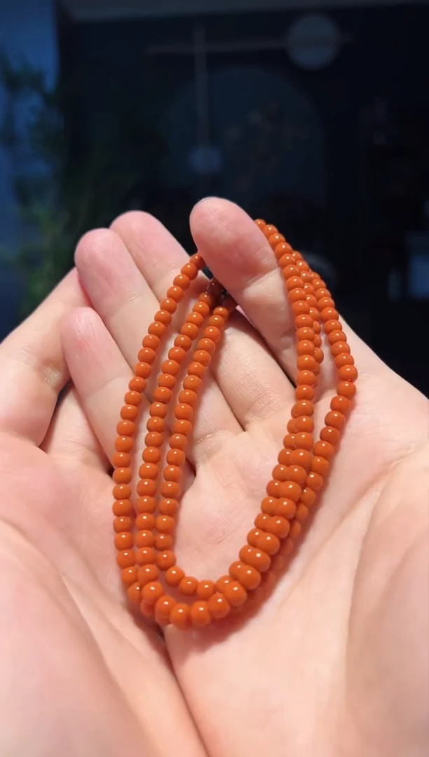 【闪购商品】南红玛瑙手串未镶嵌4+108(柿1000)