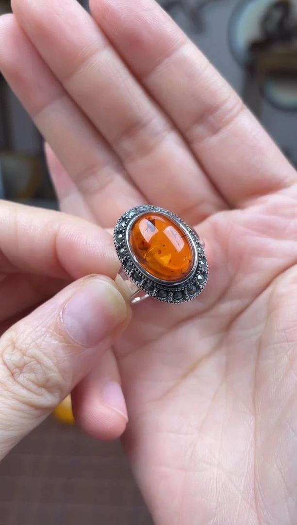 裸石琥珀未镶嵌首饰 假1赔4（多样性发货1件