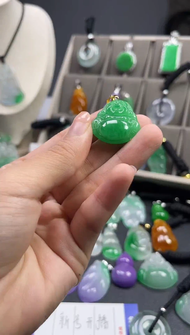 颈饰未镶嵌翡翠  所见即所得 一图一物