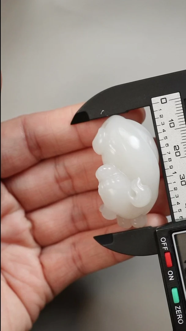 未镶嵌和田玉挂件旺财