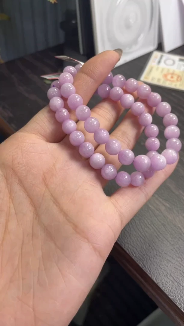 水晶手链未镶嵌8±/x-306【紫锂辉多样性发一
