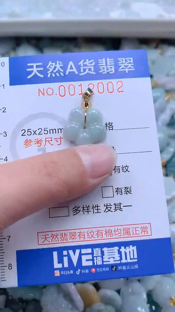 翡翠未镶嵌吊坠(不含链)11