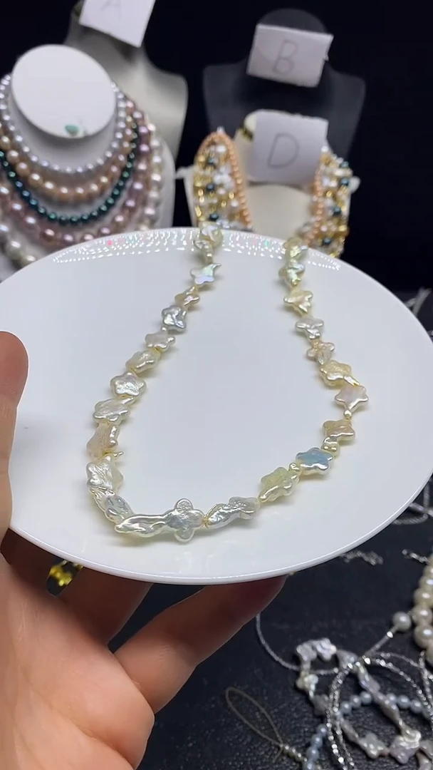 淡水珍珠未镶嵌颈饰多人