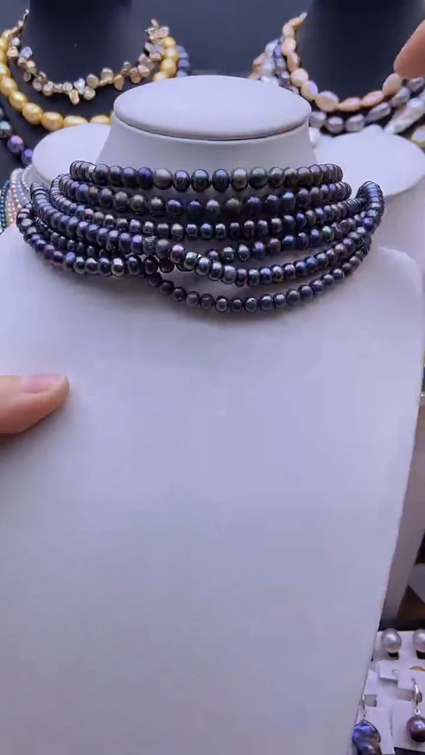 淡水珍珠未镶嵌颈饰1