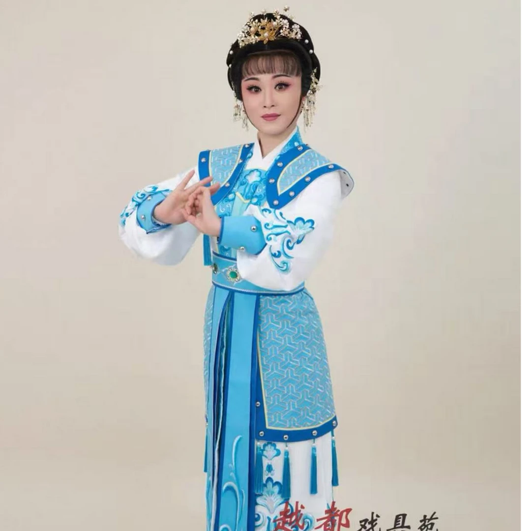 戏曲越剧花旦武旦三看御妹巧莲服装高档多色