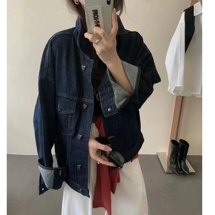 Pada嘻&BN【翻领外套】韩系百搭基础款牛仔外套1077HiFortune女孩