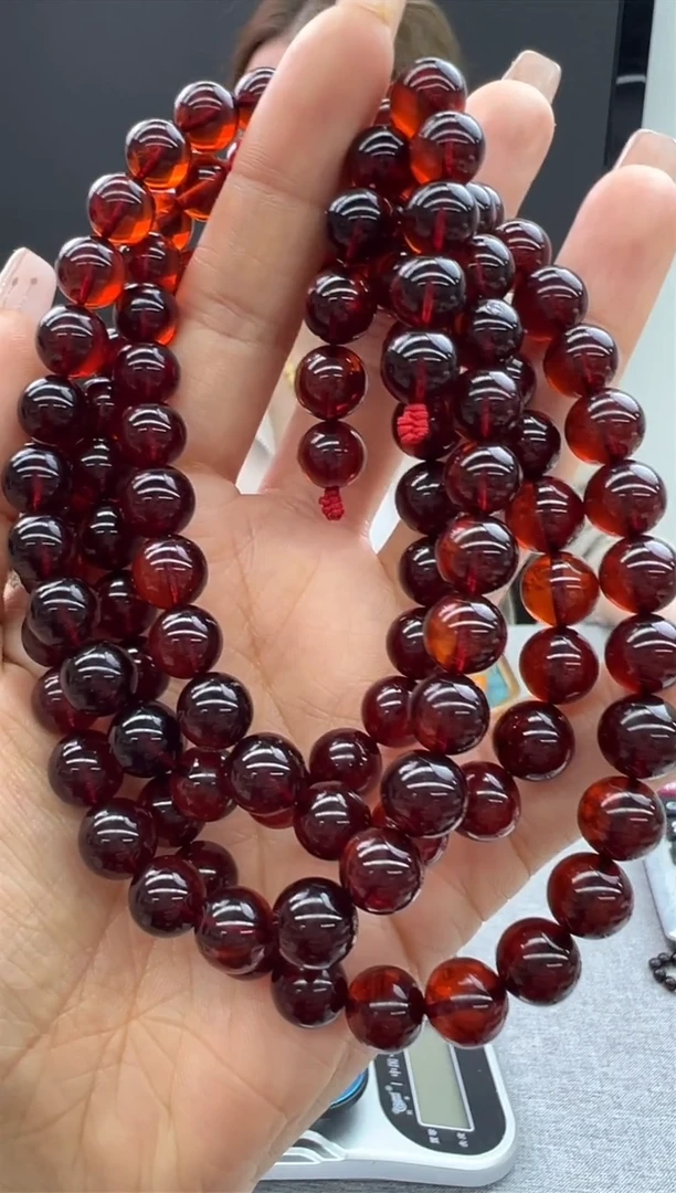 【闪购商品】琥珀颈饰未镶嵌92秒拍号