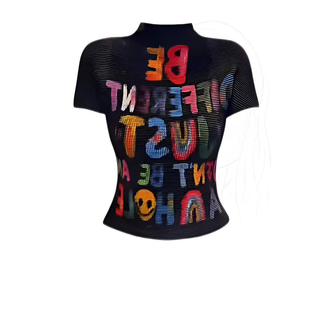 学院风印花上衣波点百褶半身裙女蝴蝶结系带a字裙小个子红色裙