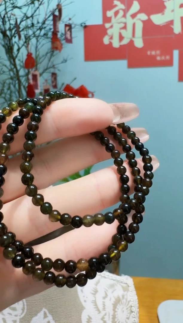 【闪购商品】碧玺手串未镶嵌多圈