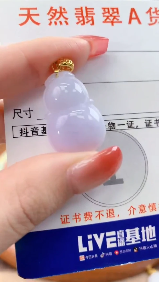 颈饰未镶嵌翡翠天然A货翡翠挂件