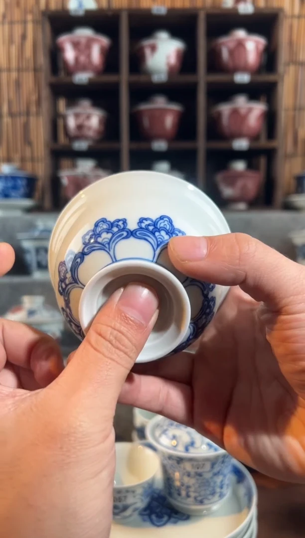 【闪购商品】105天禄言瓷盖碗如意
