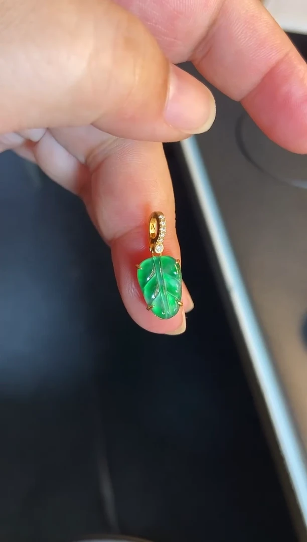 吊坠(不含链)银S925镶嵌翡翠1