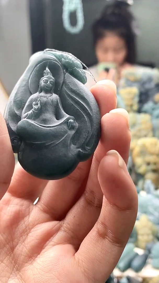 定制翡翠未镶嵌翡翠毛货不退不换8.6