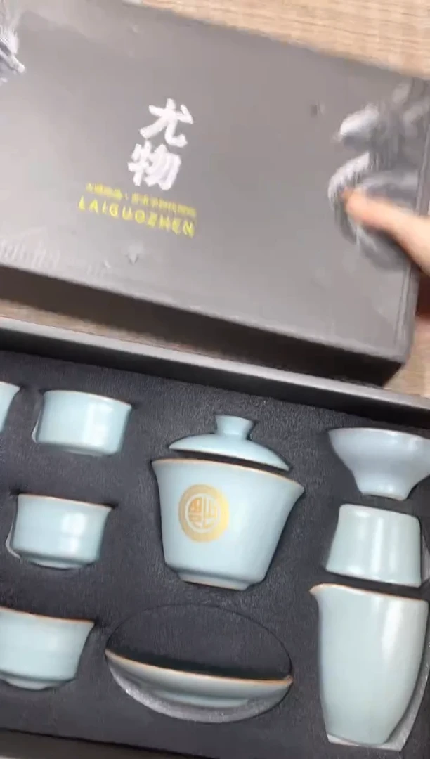 汝窑金福盖碗@@@@