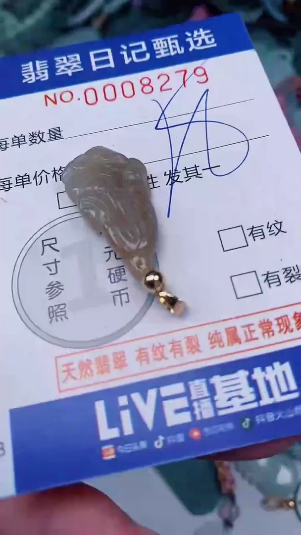 翡翠未镶嵌颈饰00008279