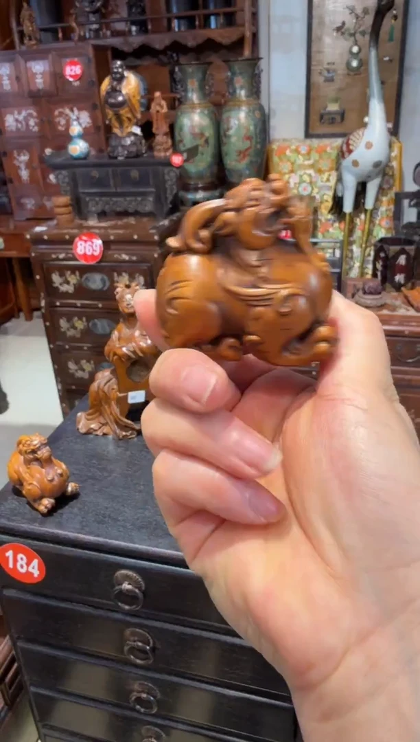 木黄杨木立貔貅80.88888888888