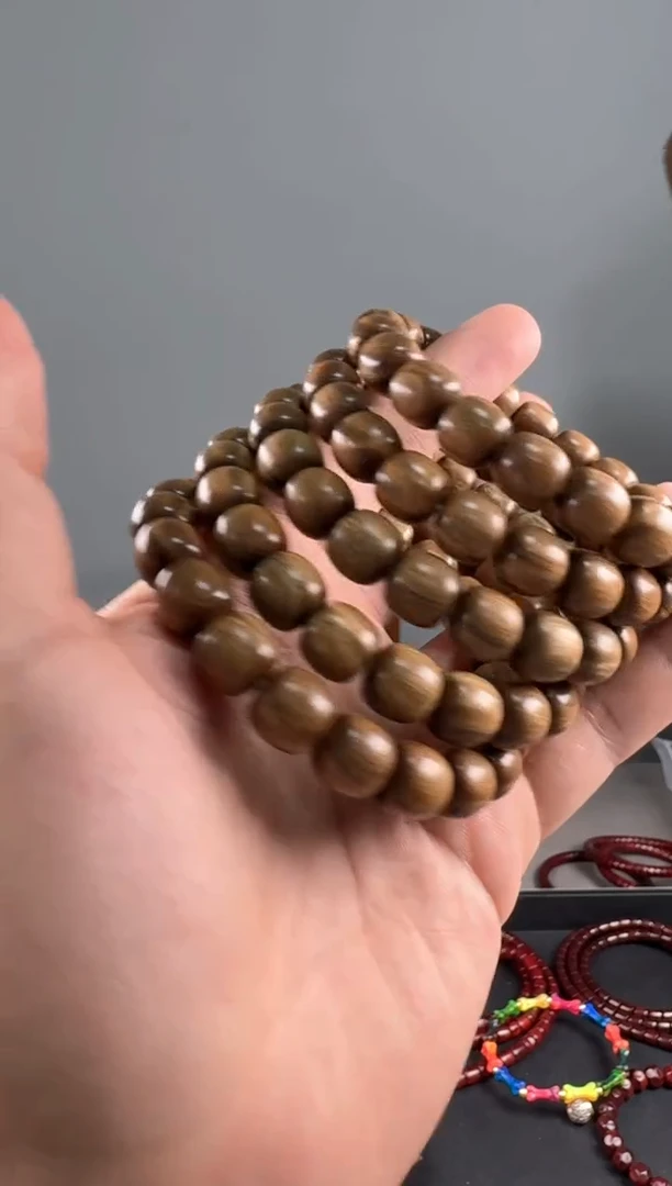 维腊木（绿檀）手串/手链11mm绿檀单圈（发其一）