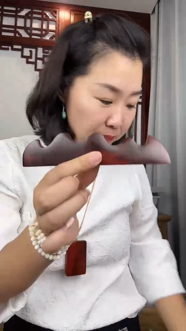 檀香紫檀（小叶紫檀）小叶紫檀笔山摆件188