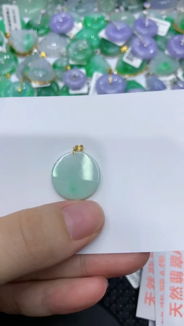 【闪购商品】翡翠颈饰18K金镶嵌111111111111