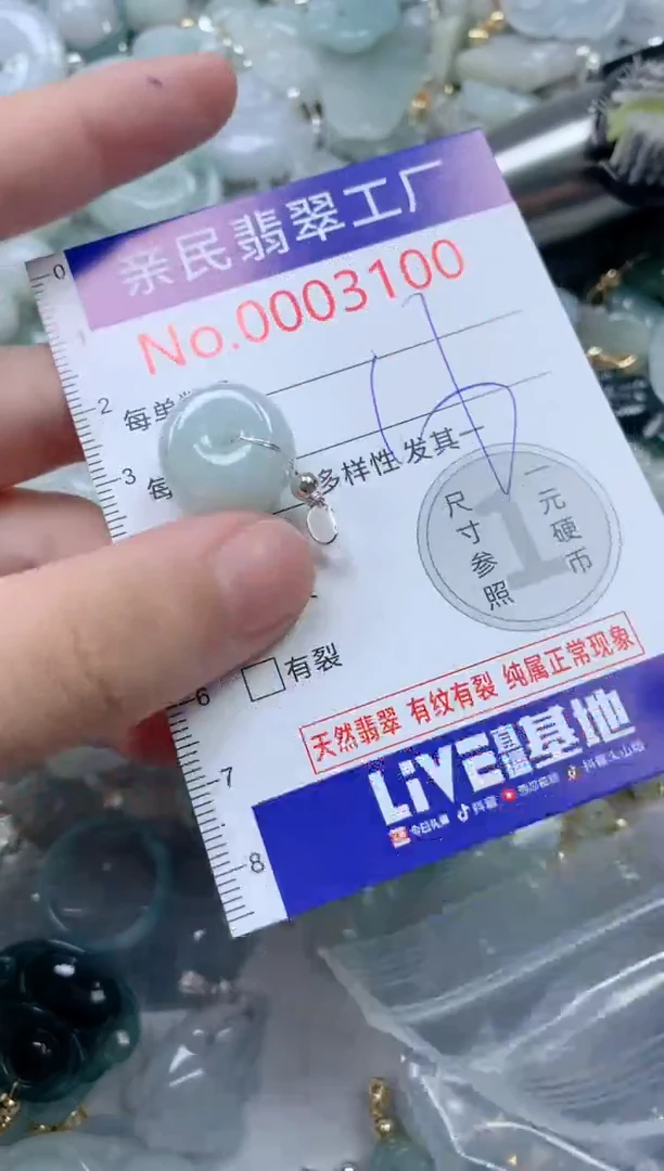 颈饰未镶嵌翡翠3100