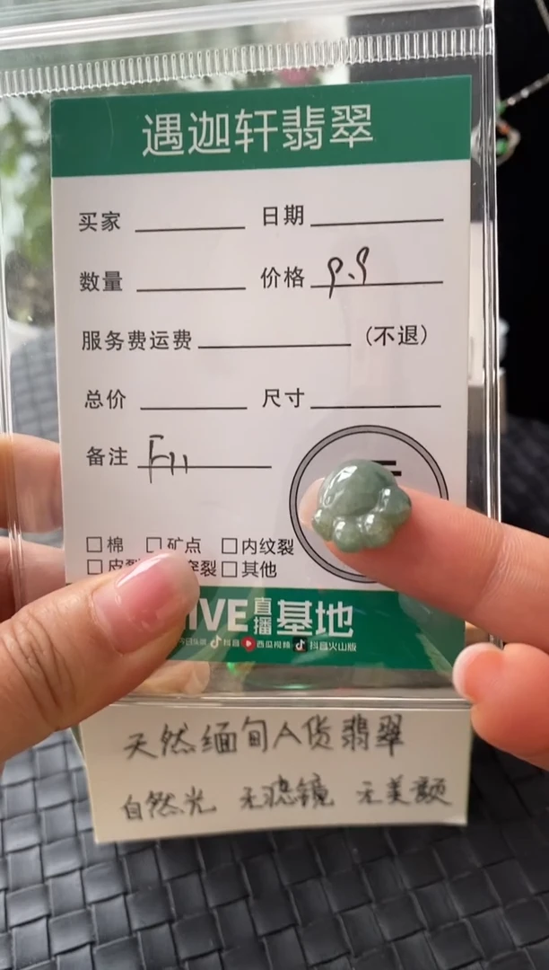 吊坠(不含链)未镶嵌翡翠F11