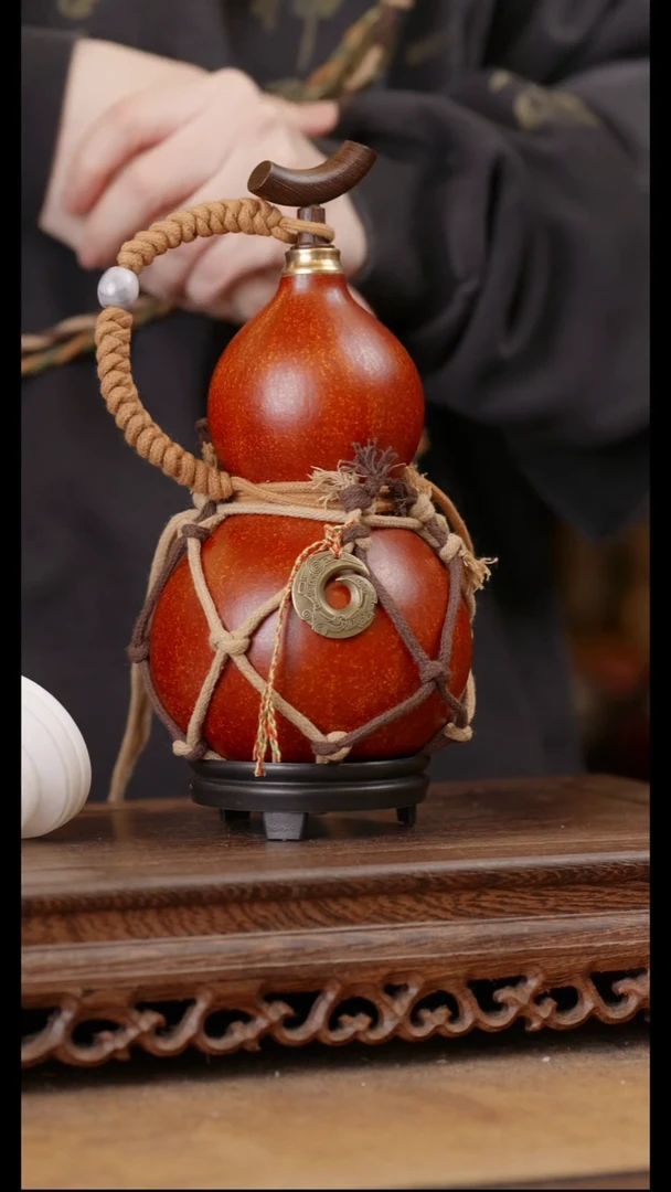 22号精品天然大漆酒葫芦一物一拍~