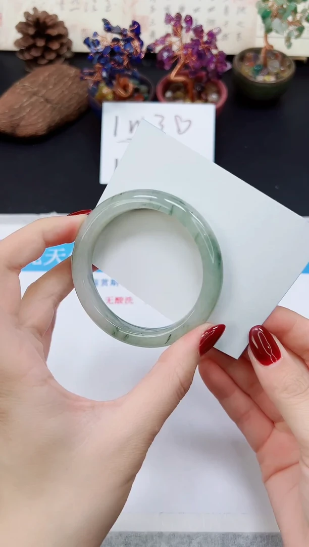 未镶嵌手镯石英质玉A102-54`55`56