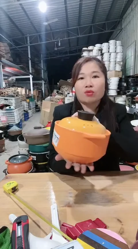 【闪购商品】c777瑕疵不圆橙色锅，，