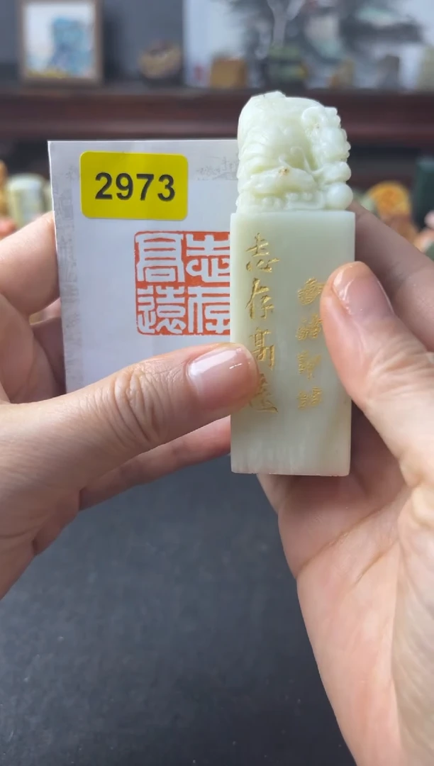 寿山石印石编号编号2973志存高远